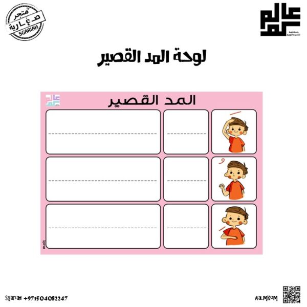 لوحة المد القصير